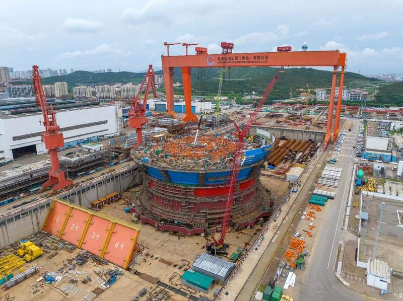 完美体育可连续在海上运行15年！我国自主设计建造的“超级能源碗”完工(图2)